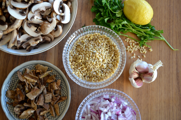 Mushroom Barley Risotto