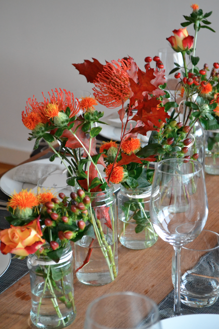 Carrot soup with crisped chickpeas & pumpkin seeds