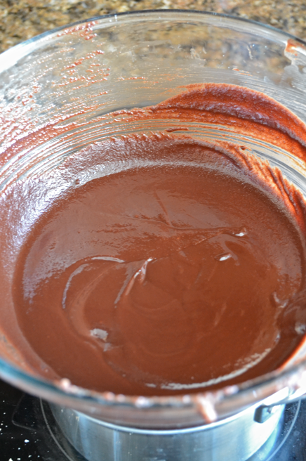 Mini Flourless Chocolate Cake with Raspberries