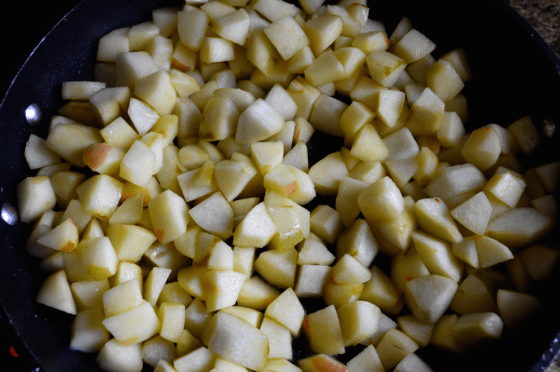 Apple, Pear and Hazelnut Crumble